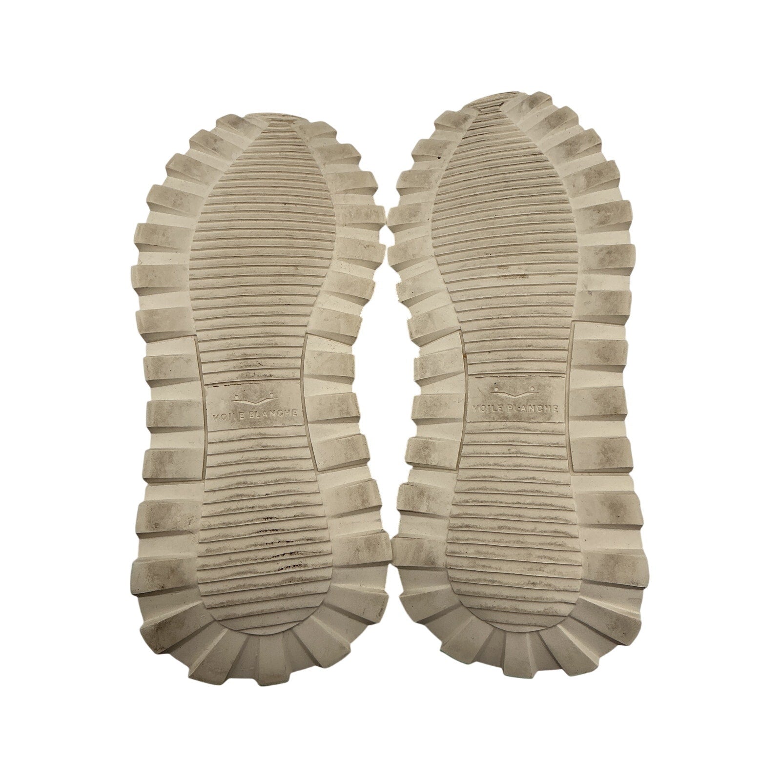 Voile Blanche 'Qwark Hype' White Leather Sneakers Size 10