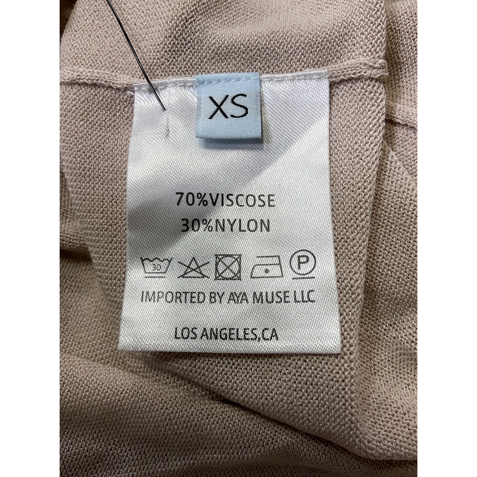 Aya Muse Beige Long Skirt Size XS