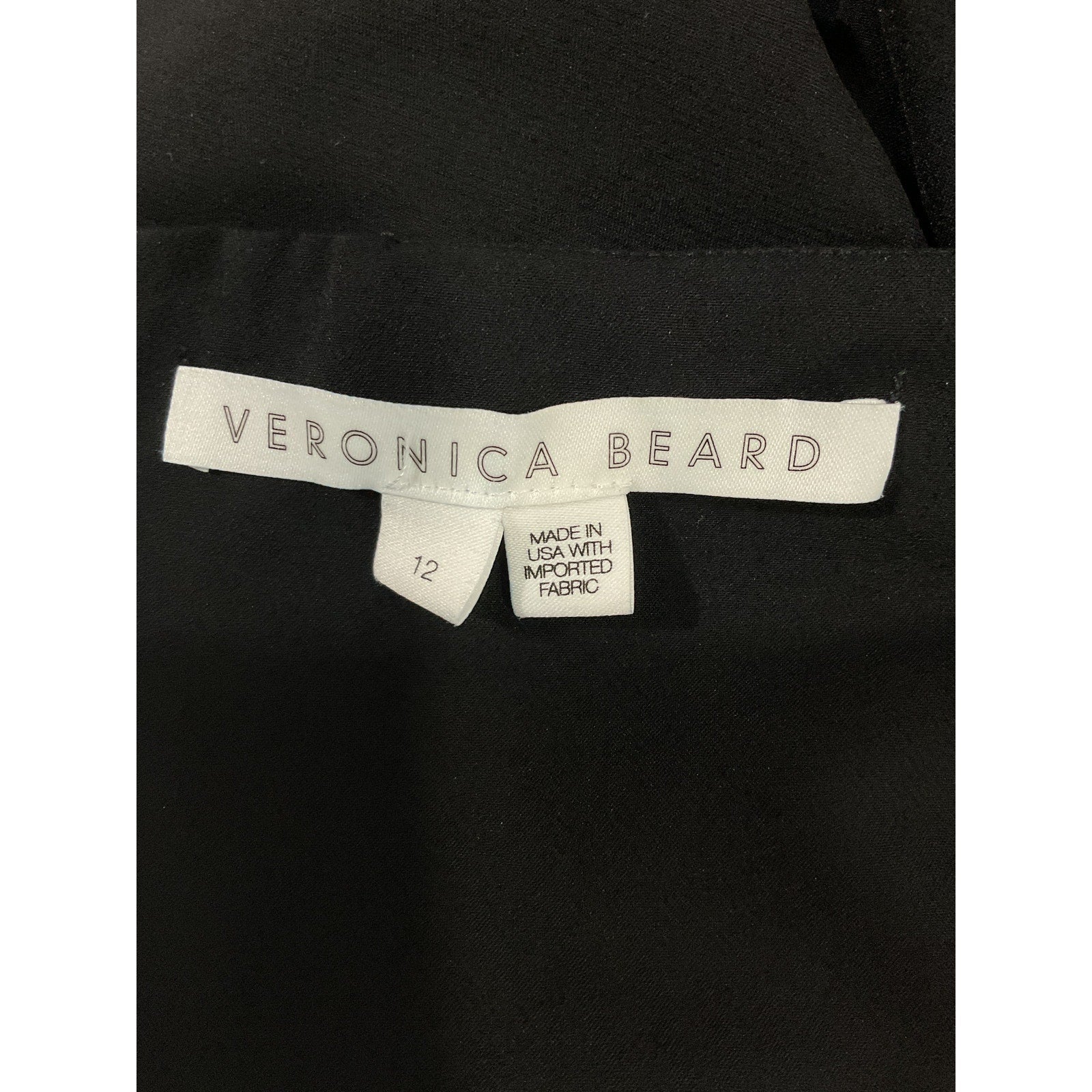 Veronica Beard 'Scuba' Black Legging Size 12