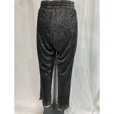 Patbo Black Lurex Jogger Pant Size L