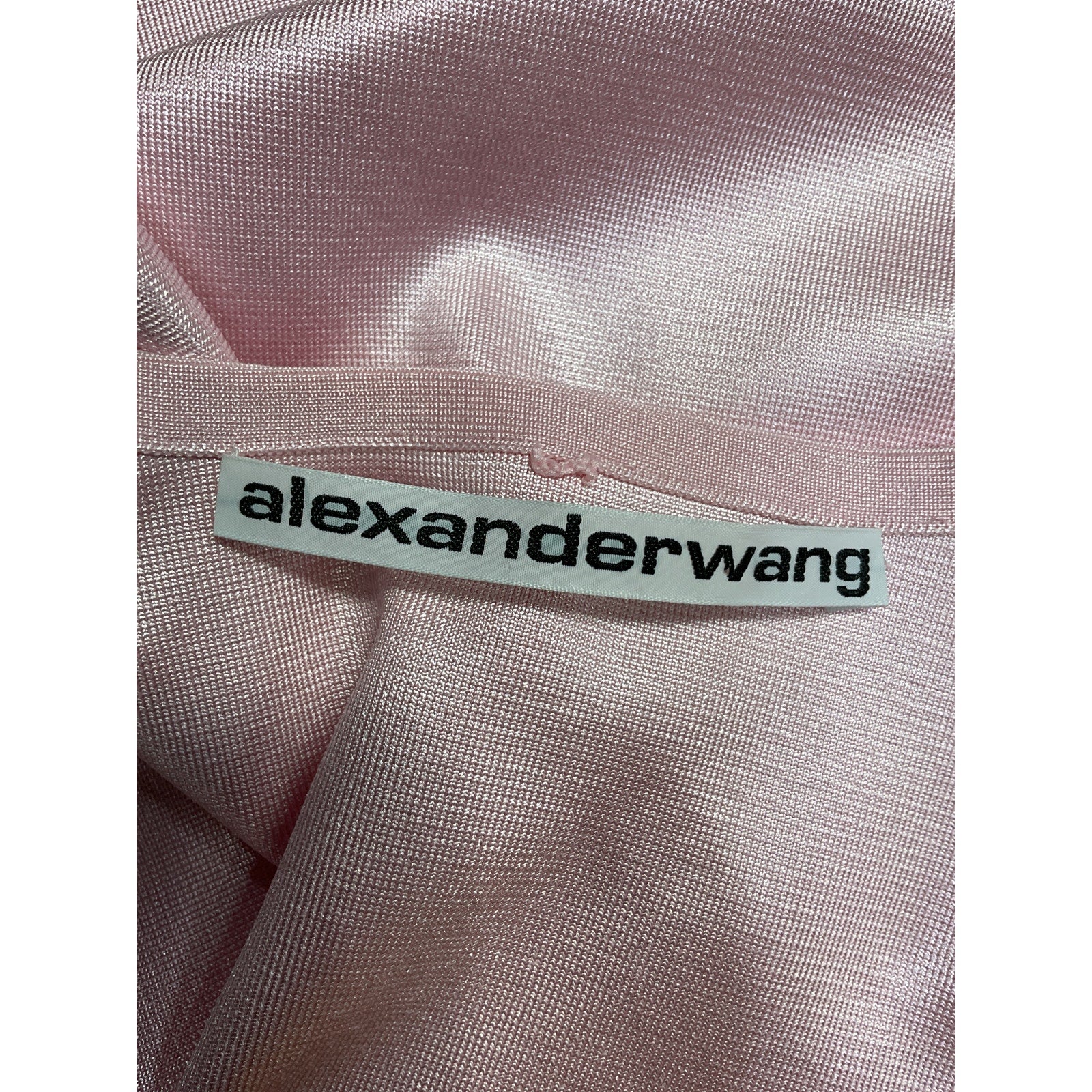 Alexander Wang 'Cropped' Pink Cardigan Size XS
