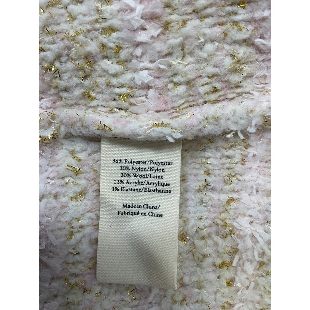 Loveshackfancy 'Bibi' Pink Tweed Mini Skirt Size S