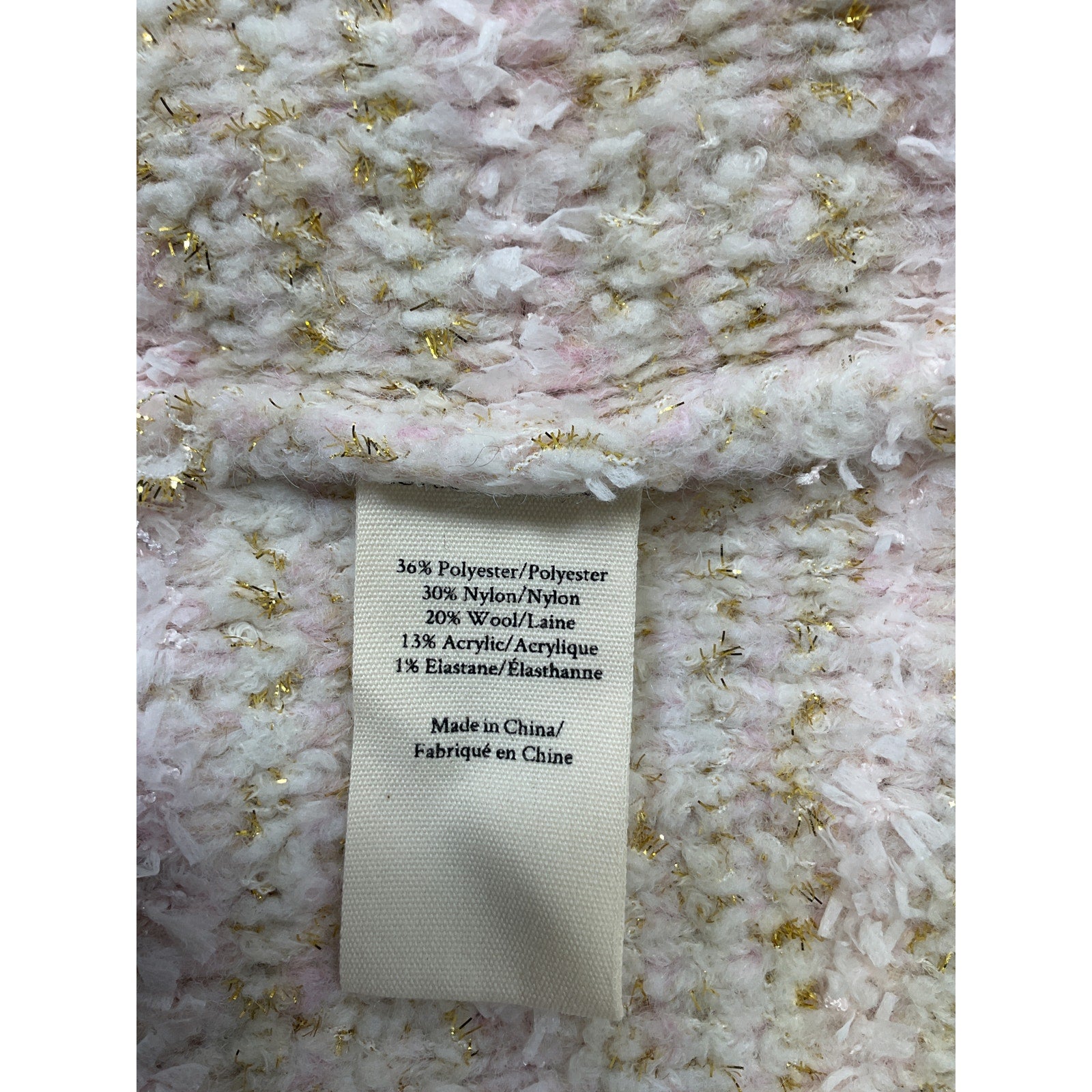 Loveshackfancy 'Bibi' Pink Tweed Mini Skirt Size S