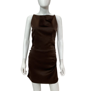 Bec + Bridge Sleek Cocoa Jones Mini Dress Size 4 NWT