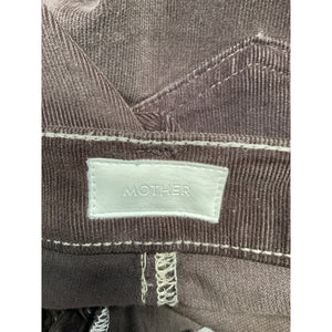 Mother 'The Hustler' Brown Cotton Ankle Fray Denim Jean Size 29