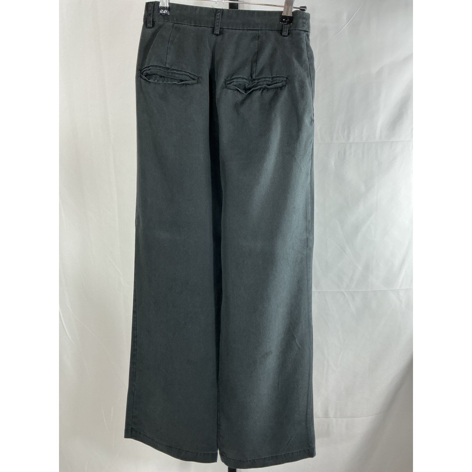 Reformation 'Petites' Black Tencel Lyocell Mason Pant Size 0P