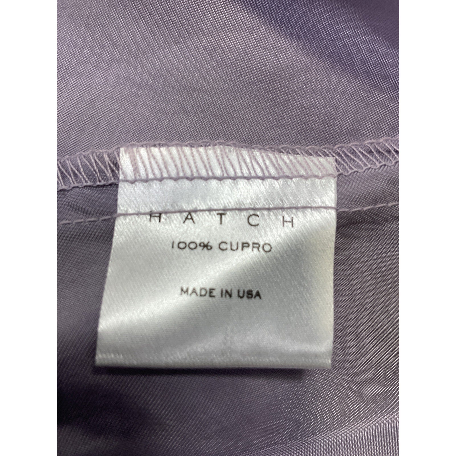 Hatch The 'James' Purple Cupro Dress Size 4