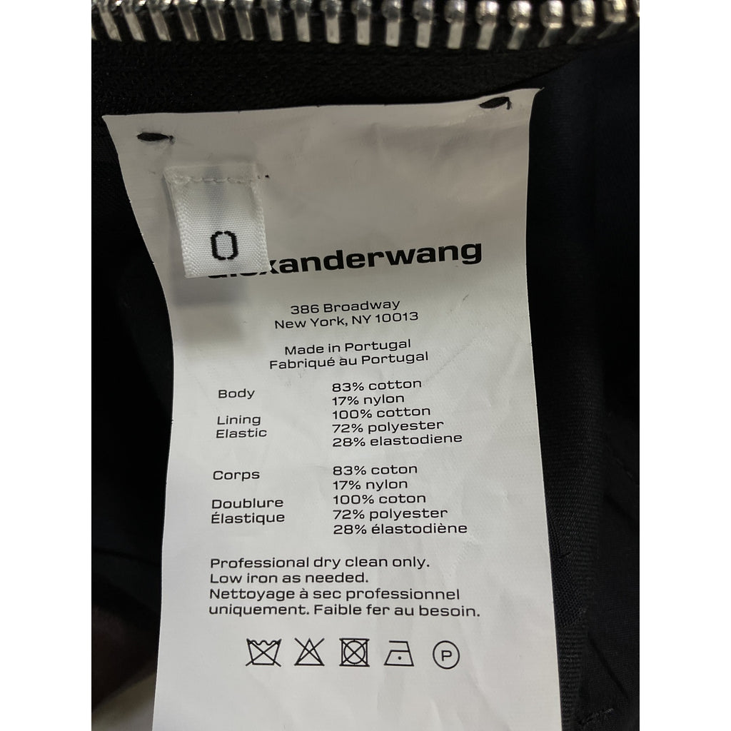 Alexander Wang 'Safari' Black Shorts Size 0