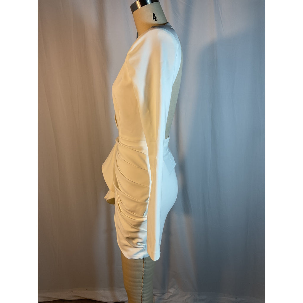 Michael Costello x Revolve 'Fena' White Mini Dress Size XS - NWT