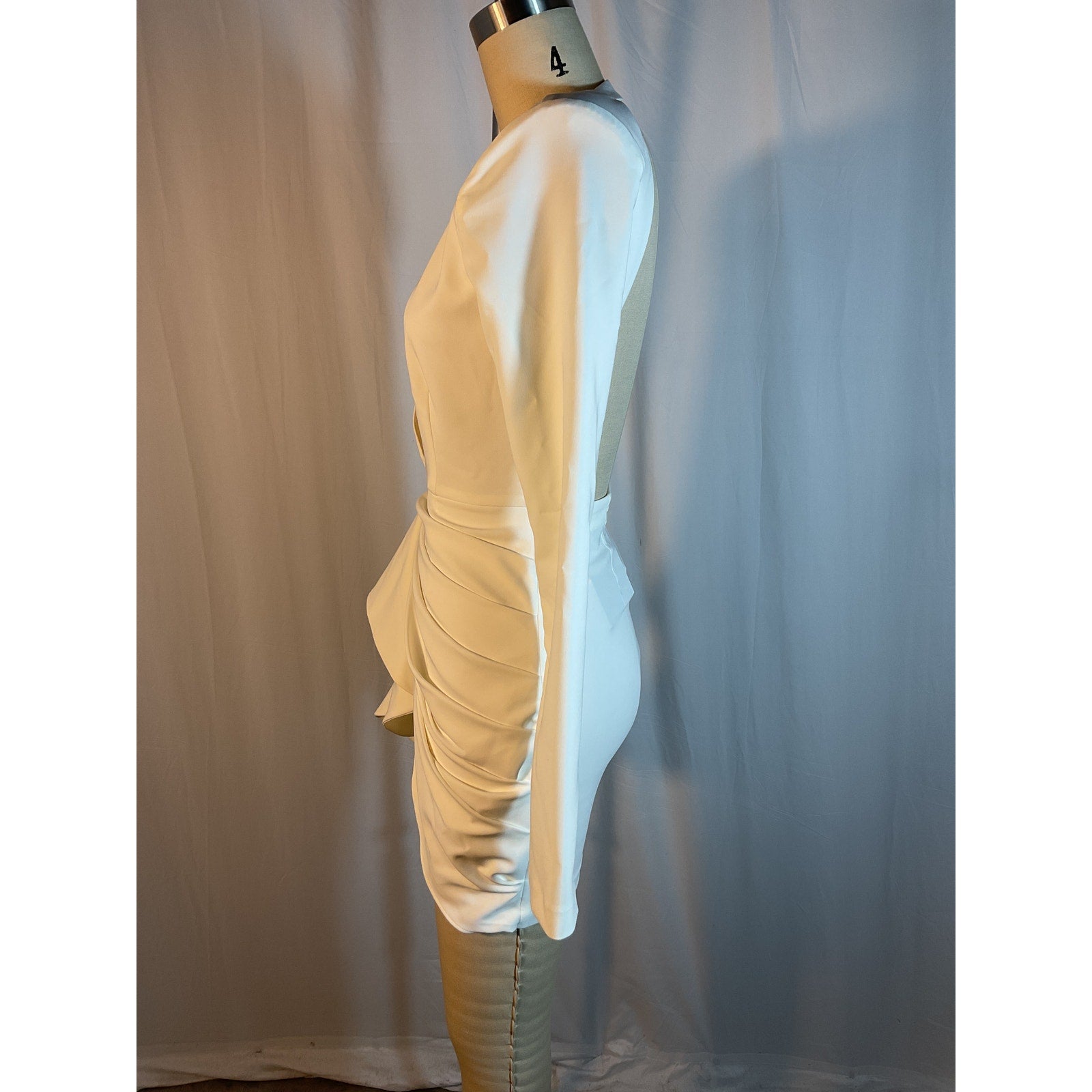 Michael Costello x Revolve 'Fena' White Mini Dress Size XS - NWT