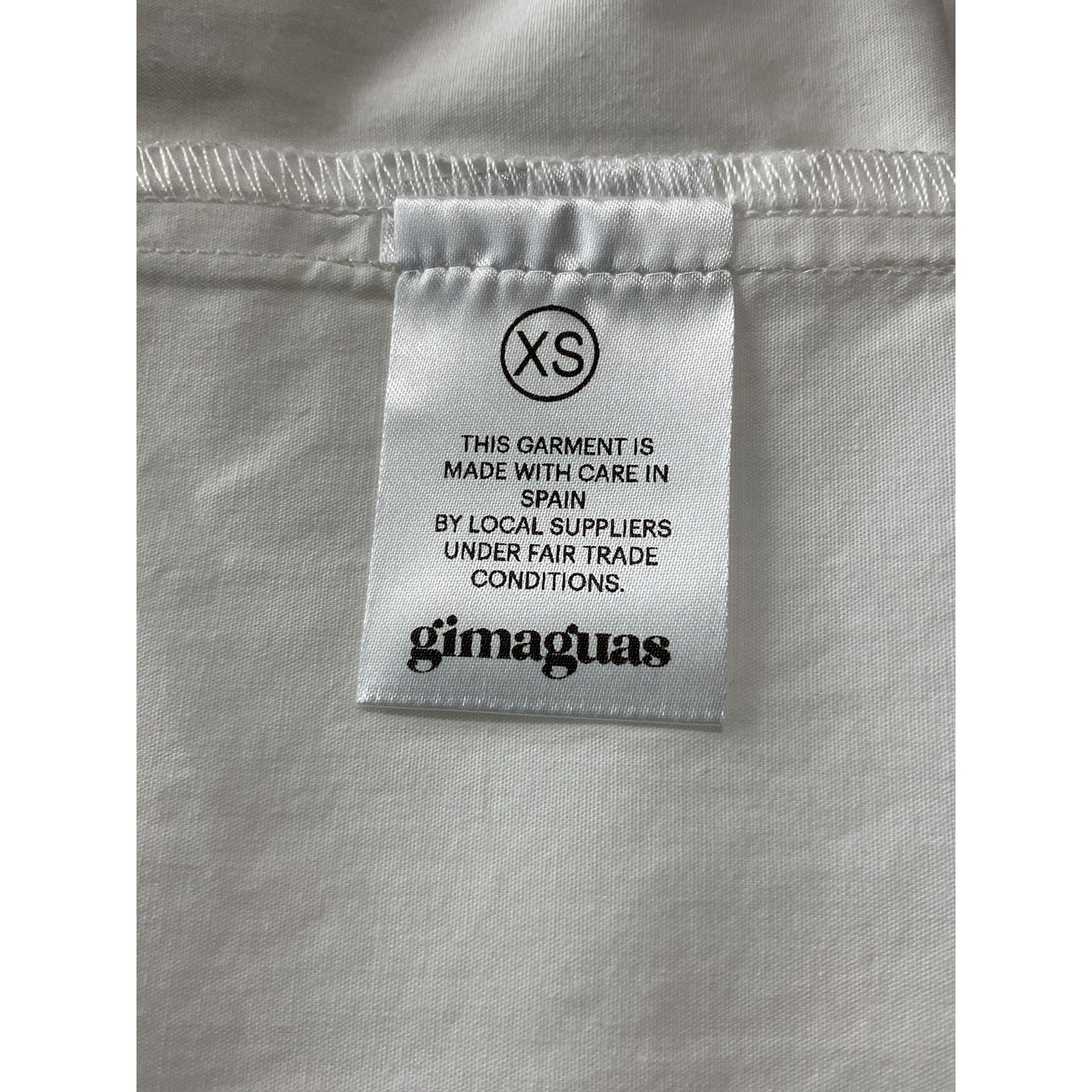 Gimaguas 'Claudia' White Cotton Skirt Size XS