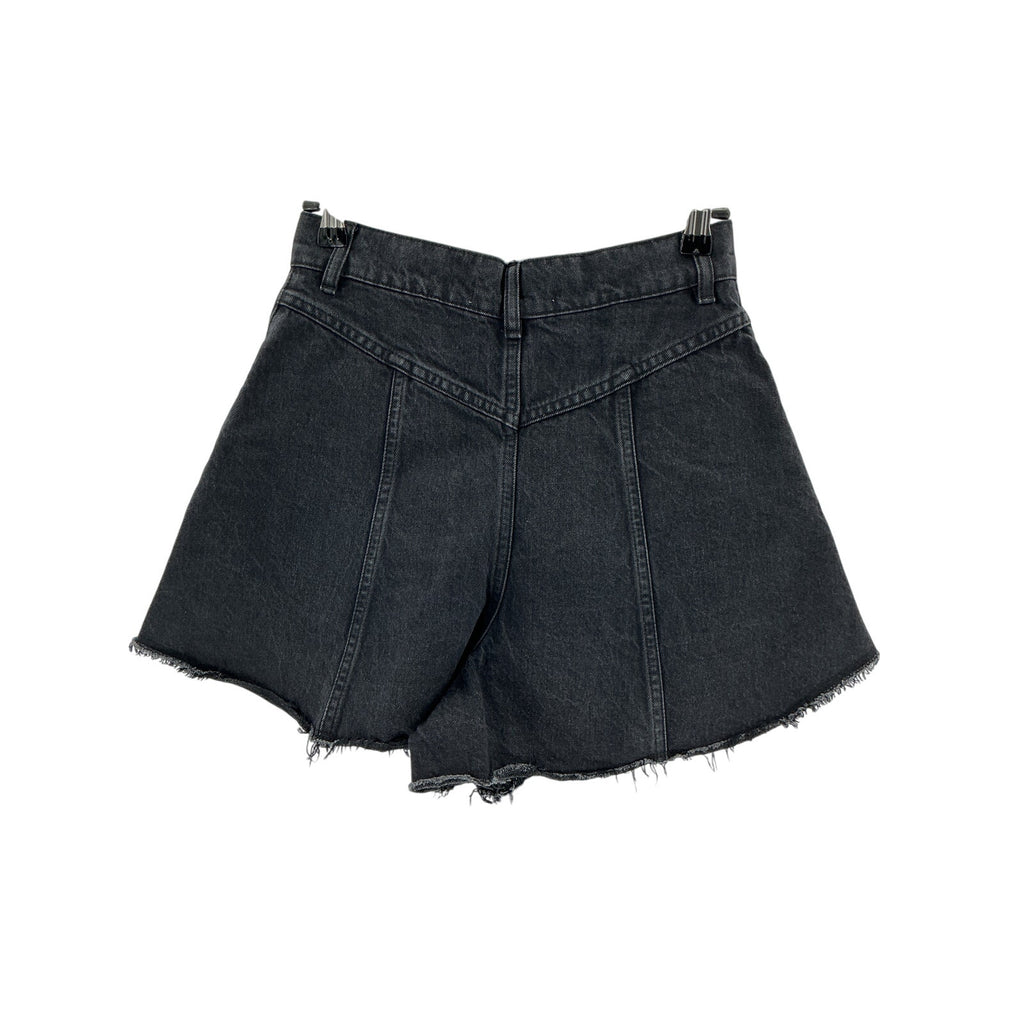 Iro 'Germinah' Black Cotton Shorts Size 23 S