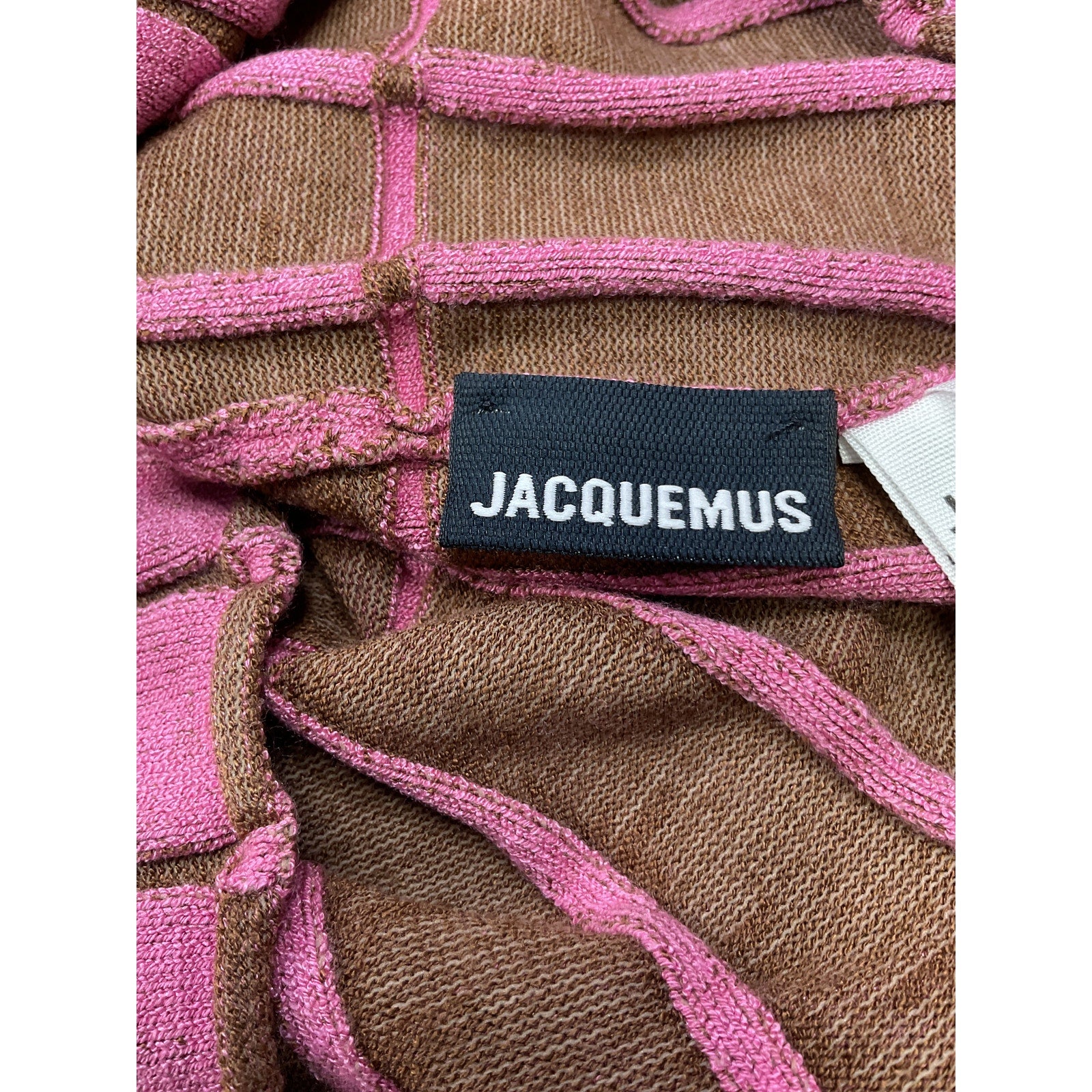 Jacquemus 'La Robe' Pink Viscose Maille Malha Size 38