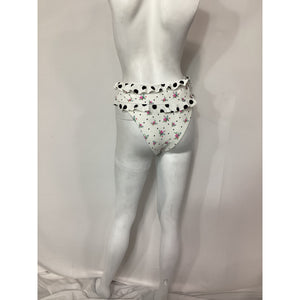 For Love & Lemons 'Rosewater' White Floral Print Highwaist Bottom Pant Size S