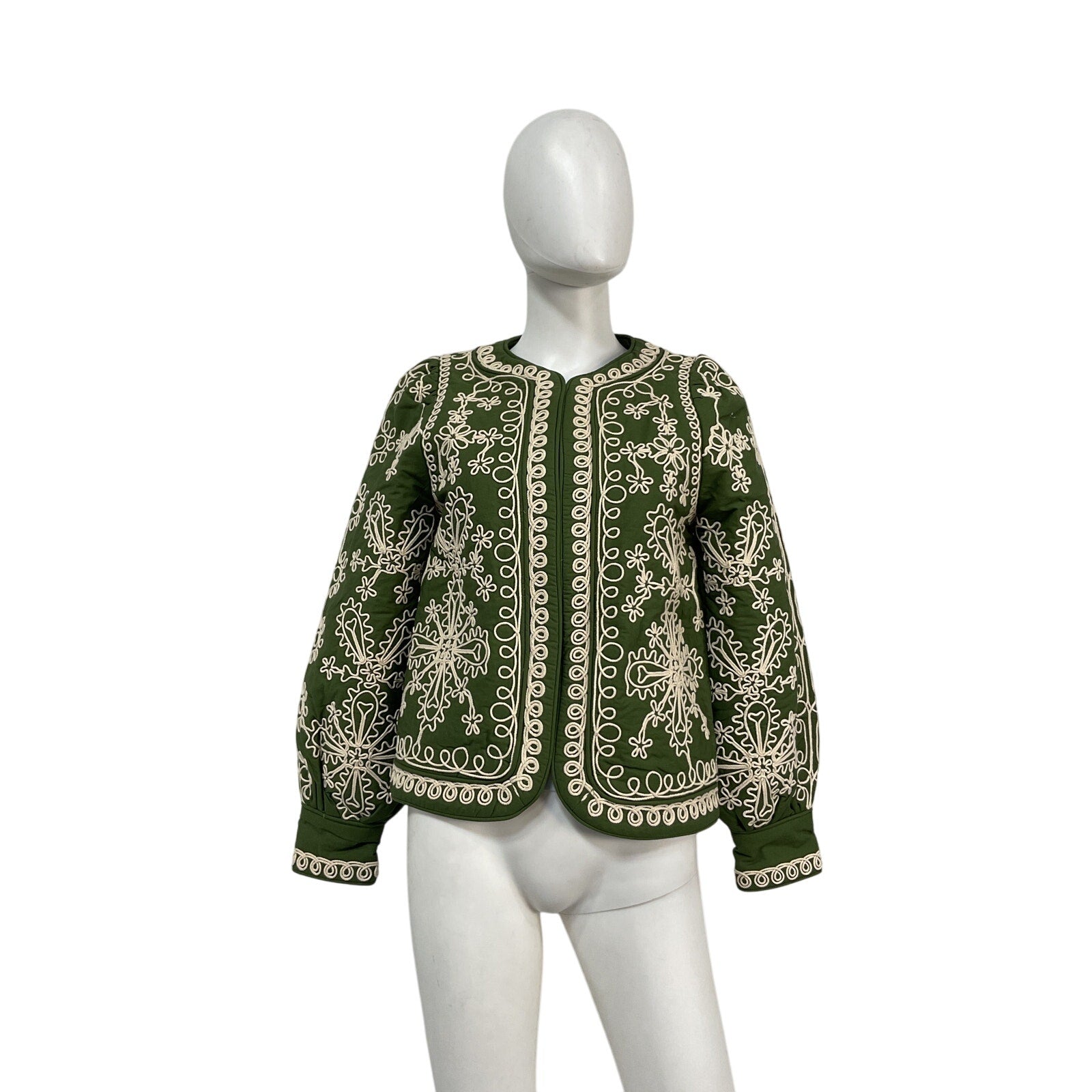 S�zane 'Ewan' Green Jacket Size 34