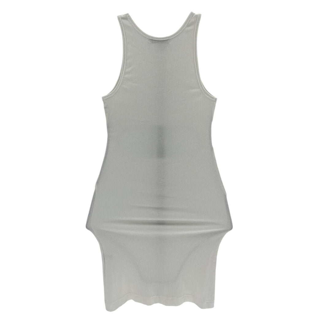 Sandy Liang 'Riblet' White Rayon Tank Mini Dress Size XXS