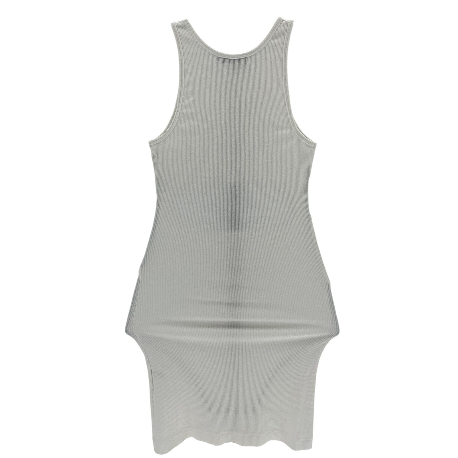Sandy Liang 'Riblet' White Rayon Tank Mini Dress Size XXS