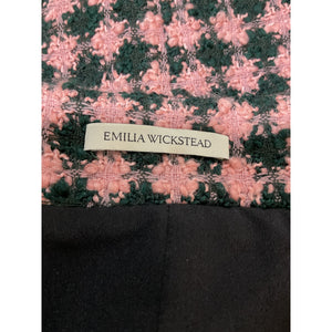 Emilia Wickstead Textured Pink Lorinda Pencil Skirt Size 8 UK / US 4