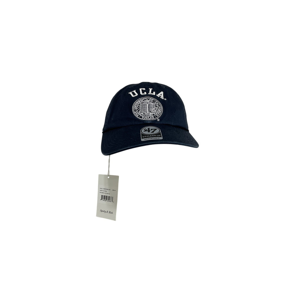 Sporty & Rich 'Crest' Blue Cotton Hat Size OS - NWT
