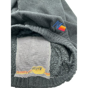 Aviator Nation 'Check' Black Cotton Leg Sweatpants Size XS