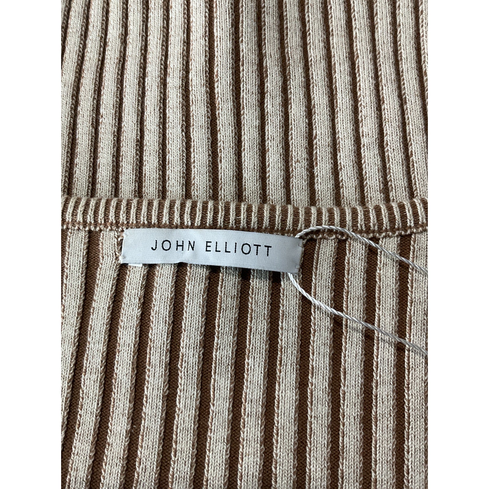 John Elliott Piper Green Silk Rib Cropped Cardigan Size 0 / XS