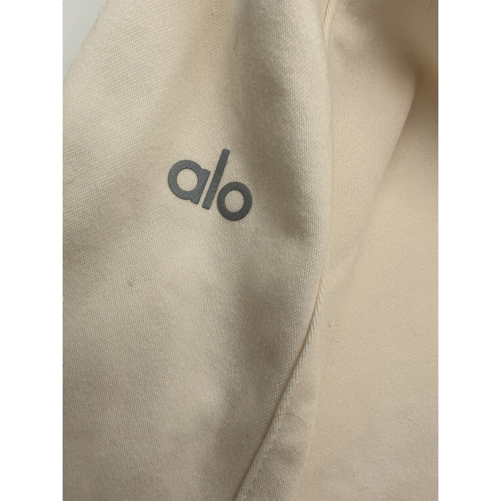 Alo Yoga Show Off Cargo Beige Cotton Wide Leg Trouser (Regular) Size XS