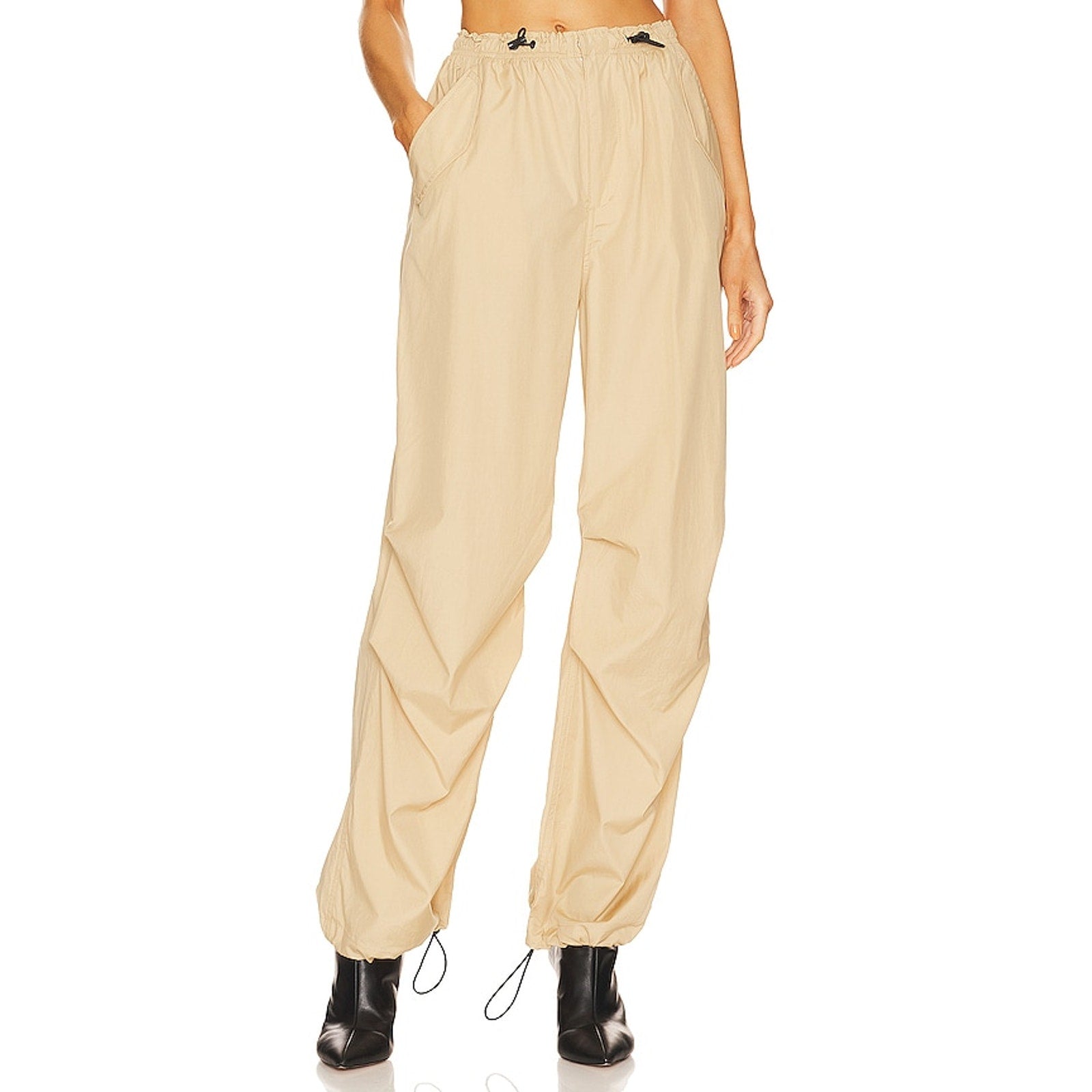 Rag & Bone 'Becky' Tan Sateen Flight Pant Size S