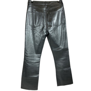 Agolde Recycled Black Relaxed Boot Pants Size 26