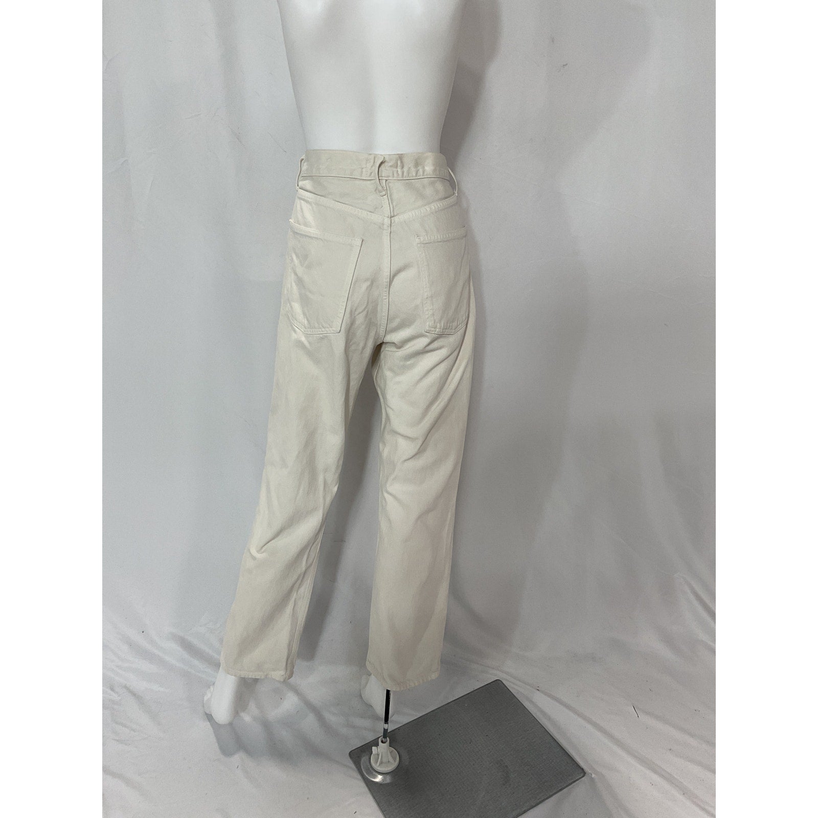 Jenni Kayne '90�s' White Pinch Waist Denim Jean Size 29