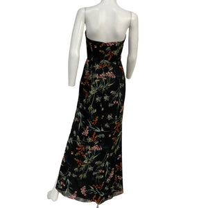 Katie May Floral Black Baby Cakes Gown Size S