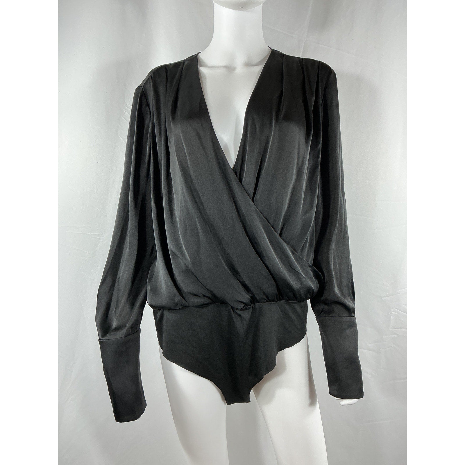 Favorite Daughter 'The Date' Black Polyester Blouse Size XL
