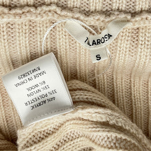 Tularosa Ribbed Beige Lovelle Sweater Size S