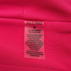 Alexis Sleek Hibiscus Pink Jamila Crop Top Size M