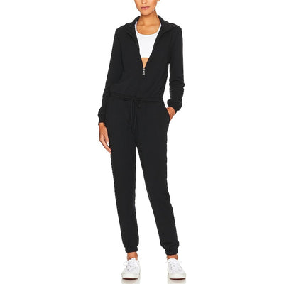 Beyond Yoga Cozy Black Ski Weekend Jumpsuit Size S