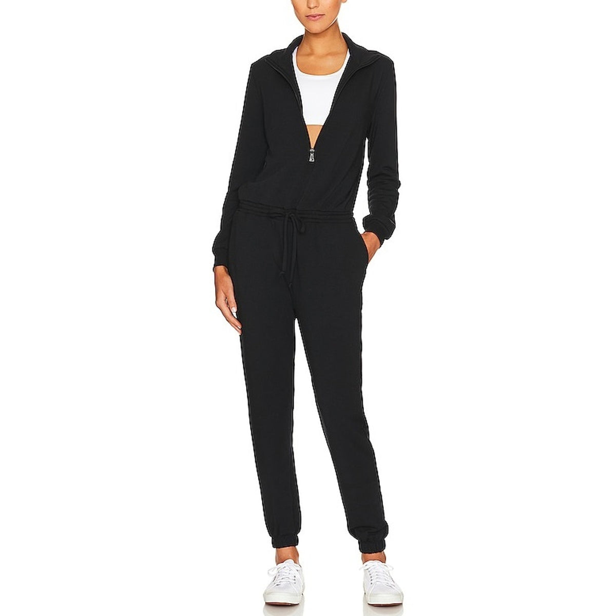 Beyond Yoga Cozy Black Ski Weekend Jumpsuit Size S