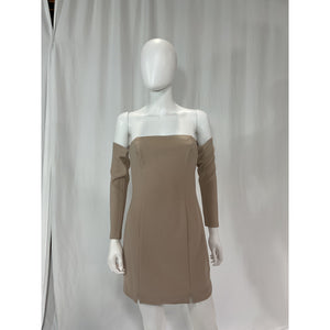 Elliatt 'Decor' Tan Long Sleeve Dress Size S - NWT
