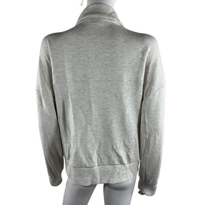 Varley Soft Ivory Marl Garcia Zip Sweatshirt Size XS