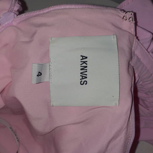 Aknvas Aknvas 'Sonia' Pink Poplin Dress Size 4