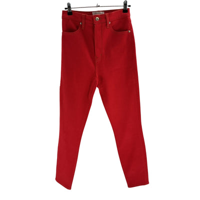 Frame Vibrant Red The Taper Denim Jeans Size 26