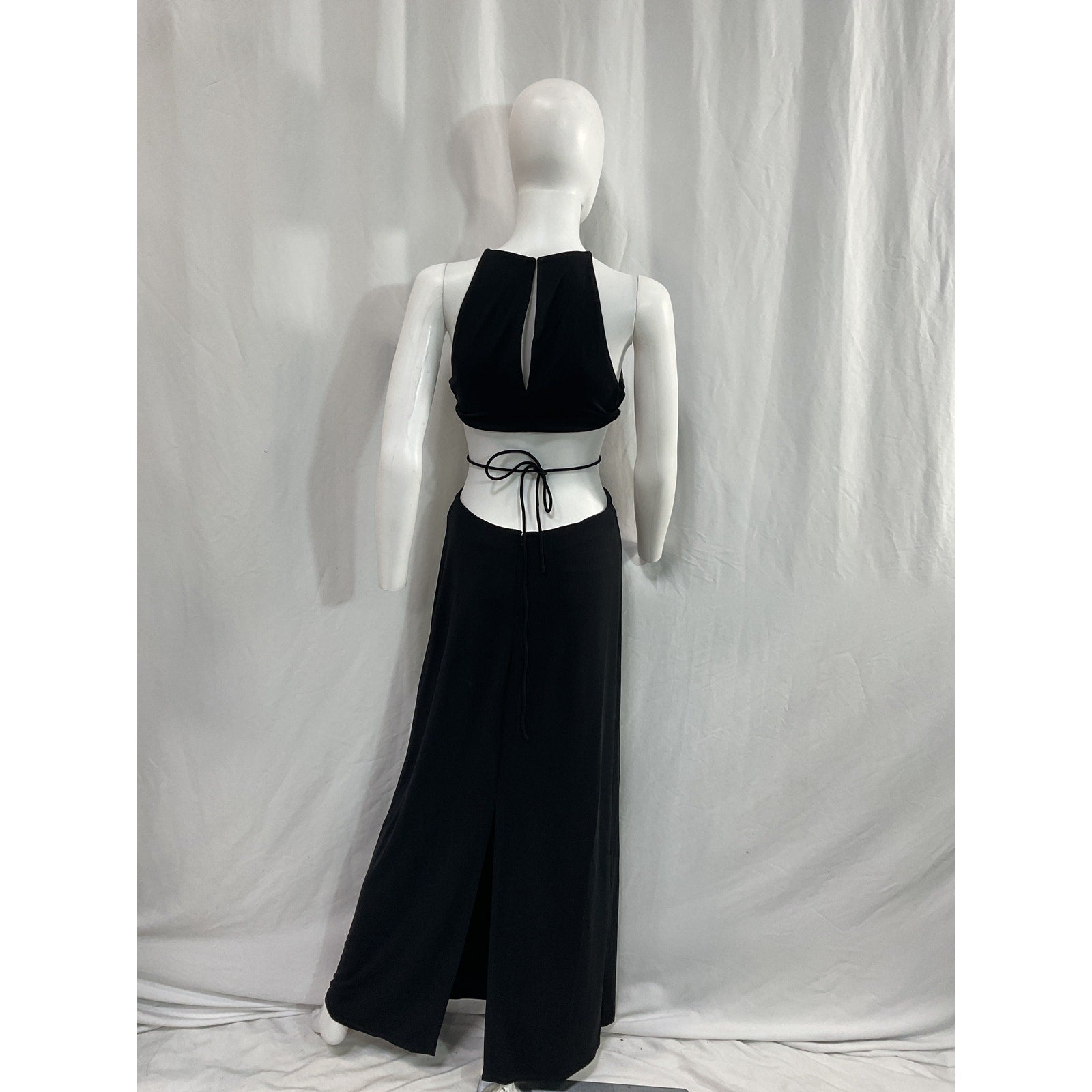 Lpa 'Elisa' Black Cut Out Maxi Dress Size S