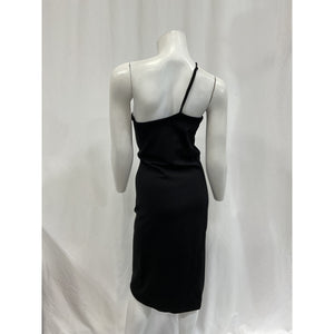 Rag & Bone 'Irina' Black One-Shoulder Ponte Knit Dress Size S