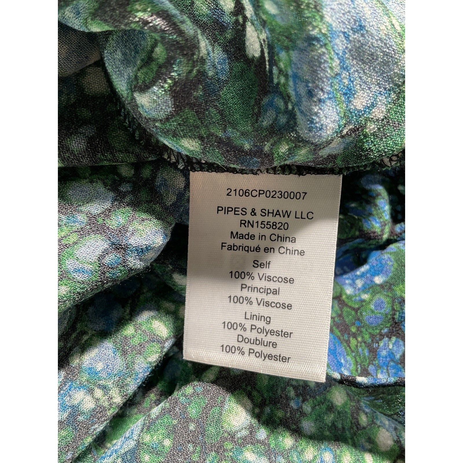 Veronica Beard 'Limani' Green Bubble-Print Ruched Skirt Size 0