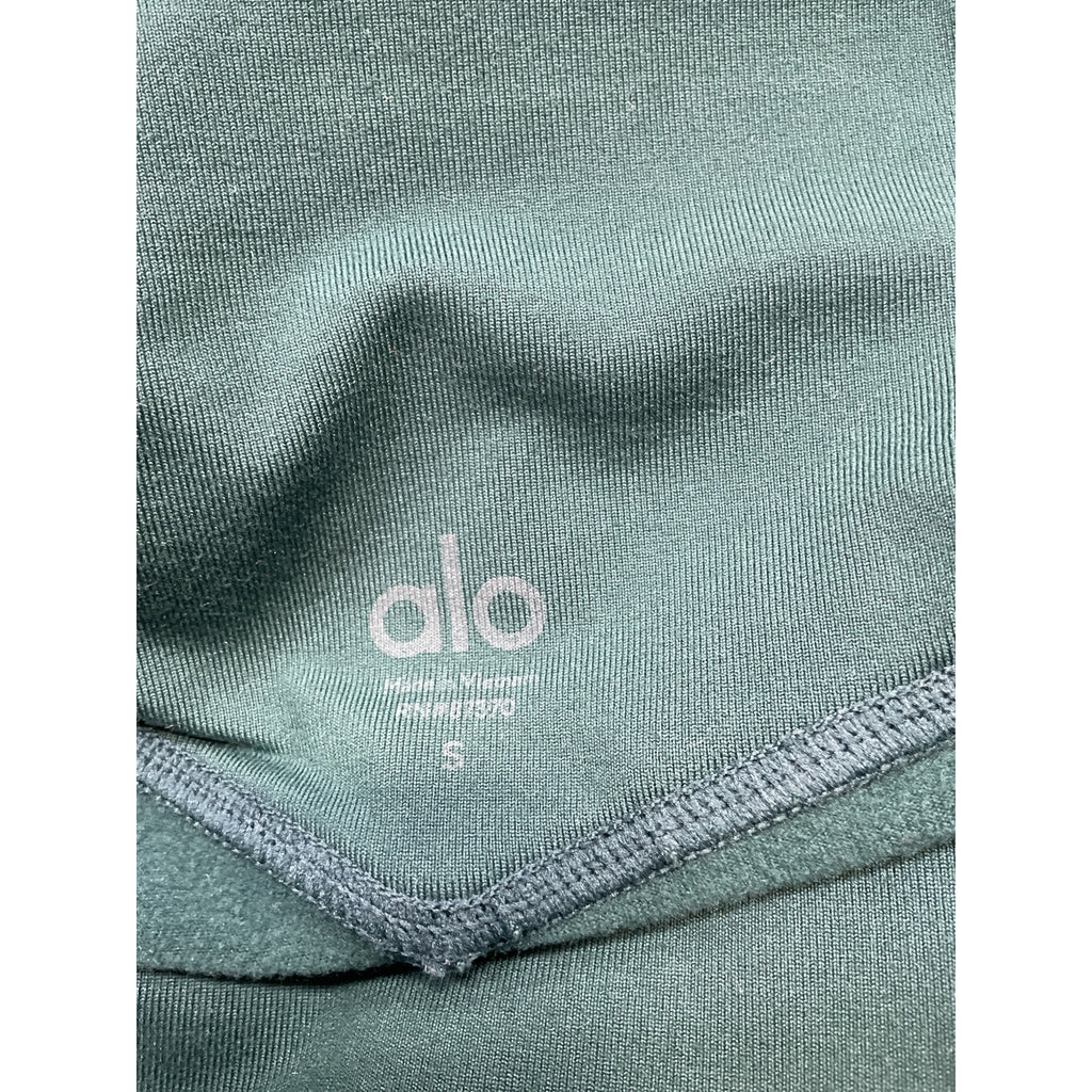 Alo Yoga Airbrush Green Winter Warm High-Waist 'Nocturne' Legging Size S