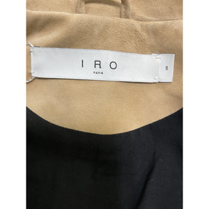 Iro 'Ashley' Beige Leather Jacket Size 34