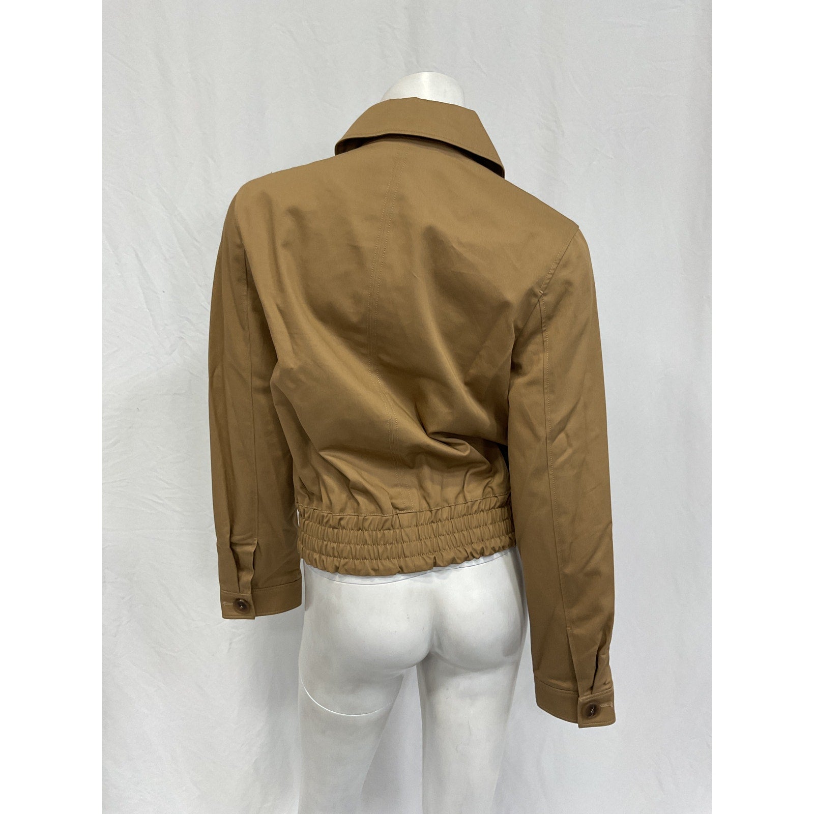 Maison Kitsun� Appliqu�d Tan Cotton-Twill Jacket Size XS