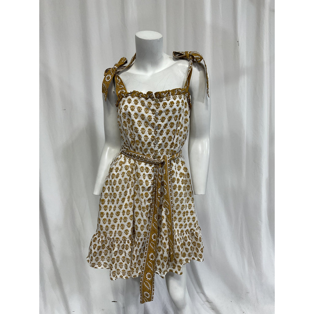 Cleobella 'Tillie' White Mini Dress Size S
