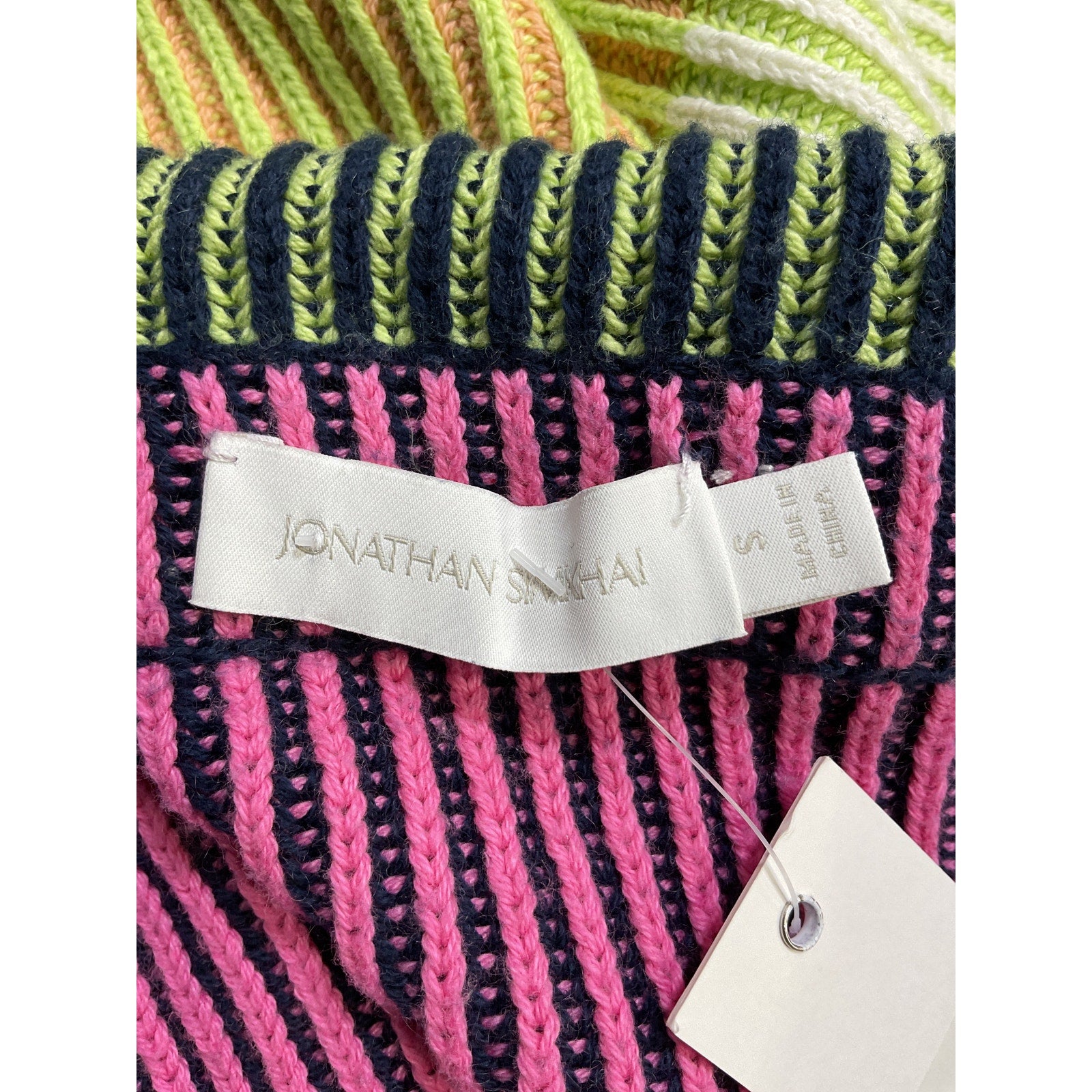 Simkhai 'Ivana' Green Cashmere Wrap Mini Skirt Size S