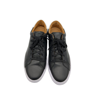 Ralph Lauren 'Jermain' Black Leather Sneaker Size 11