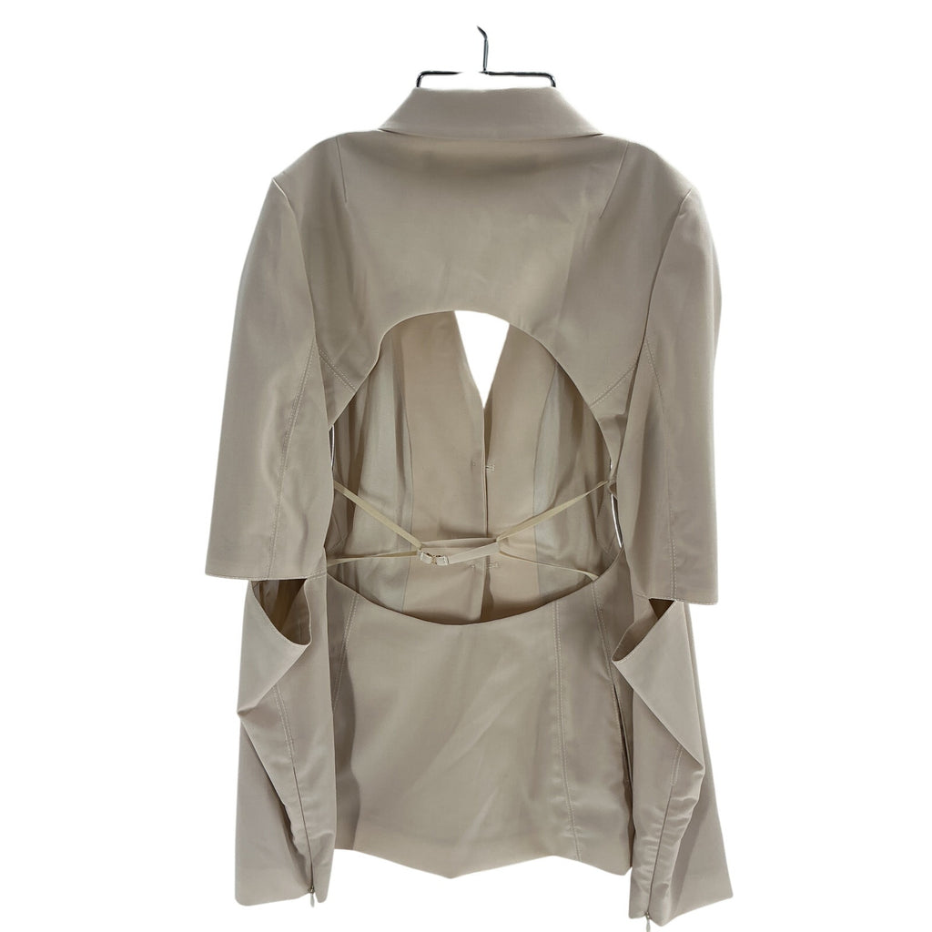 Jacquemus 'La Veste Melo' Off-White Wool Blazer Size 34