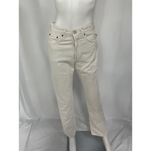 Agolde 'Lana' White Straight Denim Jean Size 24